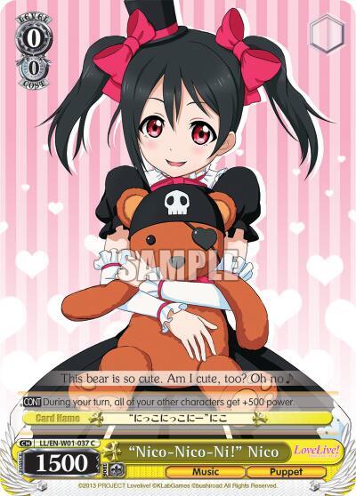 "Nico-Nico-Ni!" Nico
