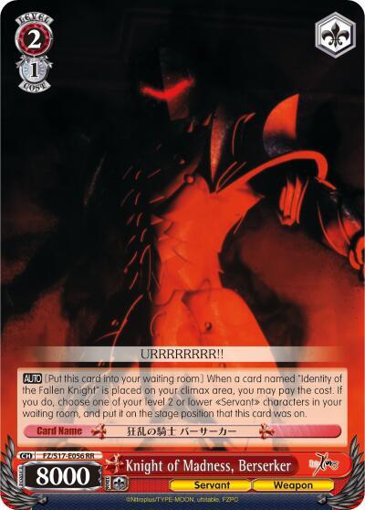 Knight of Madness, Berserker