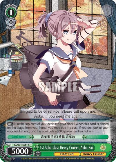 1st Aoba-class Heavy Cruiser, Aoba-Kai
