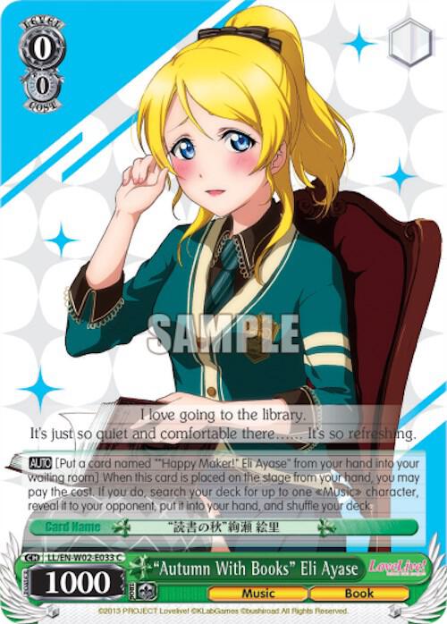 "Autumn With Books" Eli Ayase