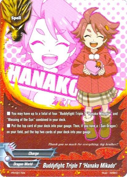 Buddyfight Triple T "Hanako Mikado"