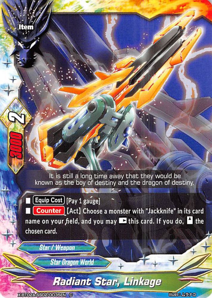 Radiant Star, Linkage