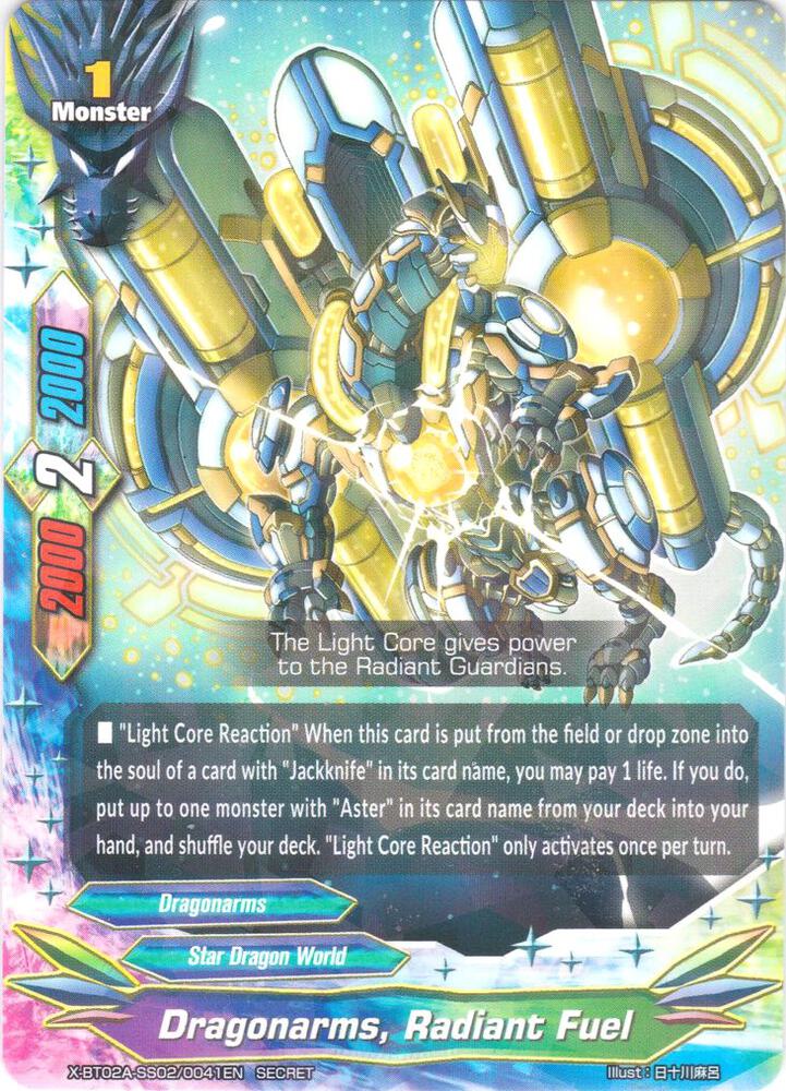 Dragonarms, Radiant Fuel (Secret R Foil)