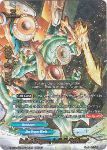 Radiant Dragoner, Jackknife "Sol Aster" (Secret RRR Foil)