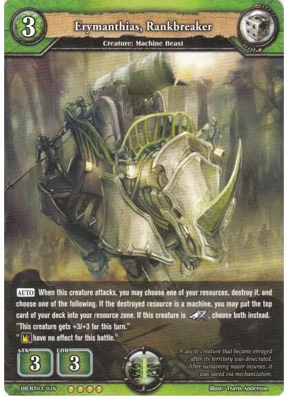 Erymanthias, Rankbreaker