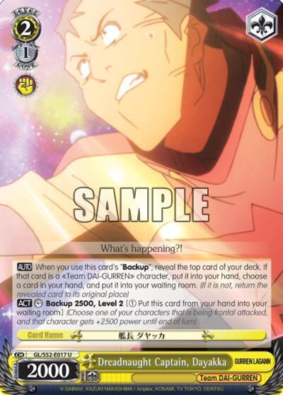 Dreadnaught Captain, Dayakka