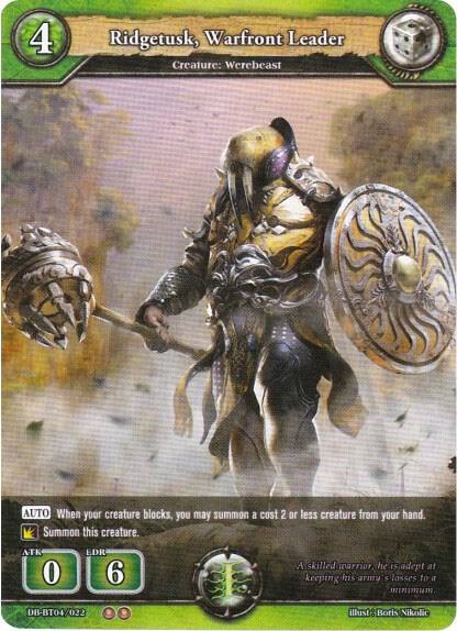 Ridgetusk, Warfront Leader