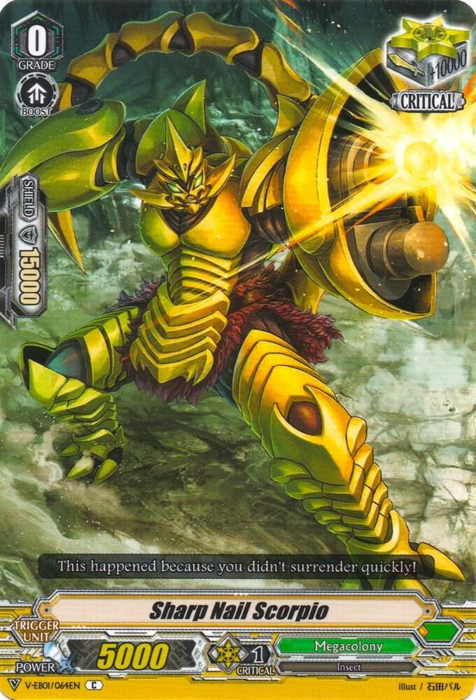 Sharp Nail Scorpio