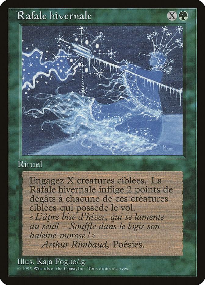 Winter Blast (French) - "Rafale hivernale"