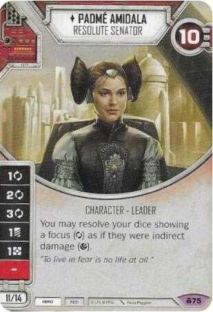 Padme Amidala - Resolute Senator (Card Only)