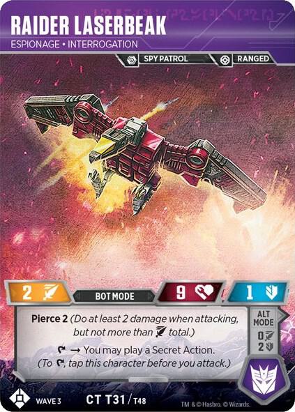 Raider Laserbeak - Espionage Interrogation