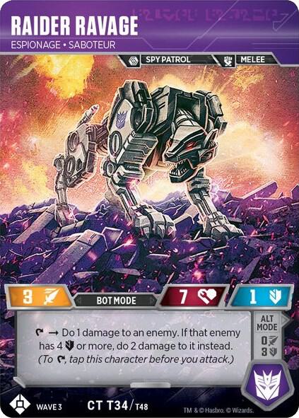 Raider Ravage - Espionage Saboteur