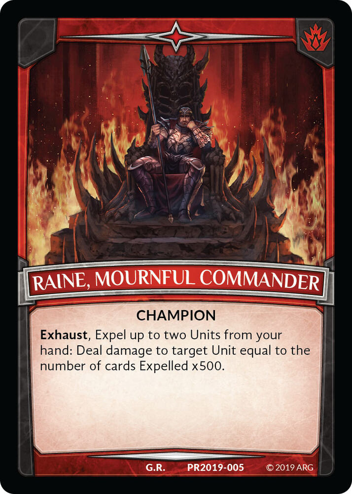 Raine, Mournful Commander