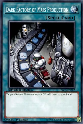 Dark Factory of Mass Production