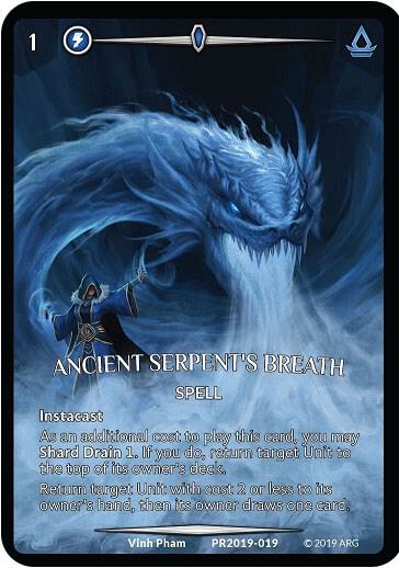 Ancient Serpent's Breath (Full Art)
