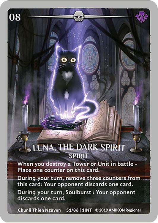 Luna, the Dark Spirit (Silver Metal) (ARG Oct./Nov. 2019 Regional)