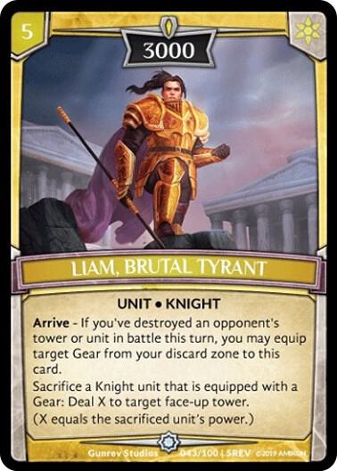 Liam, Brutal Tyrant