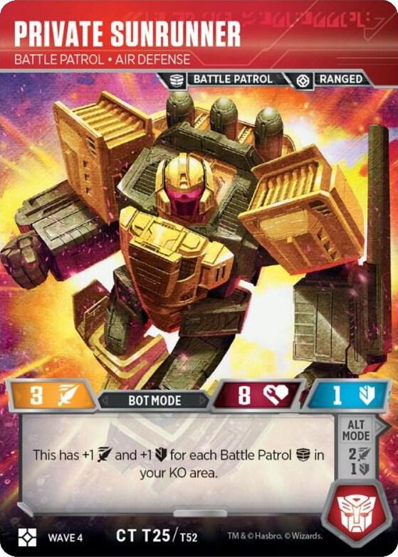 Private Sunrunner - Battle Patrol Air Defense