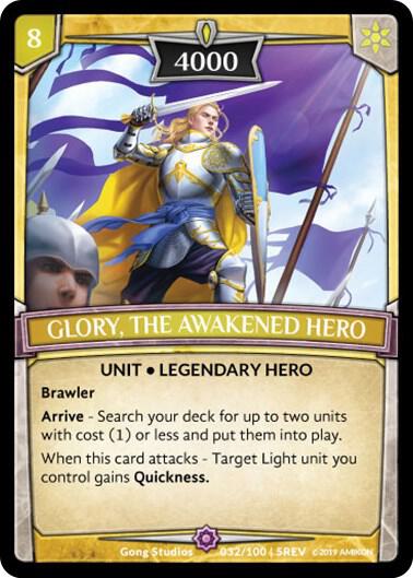 Glory, the Awakened Hero