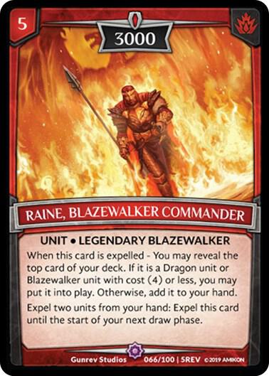 Raine, Blazewalker Commander