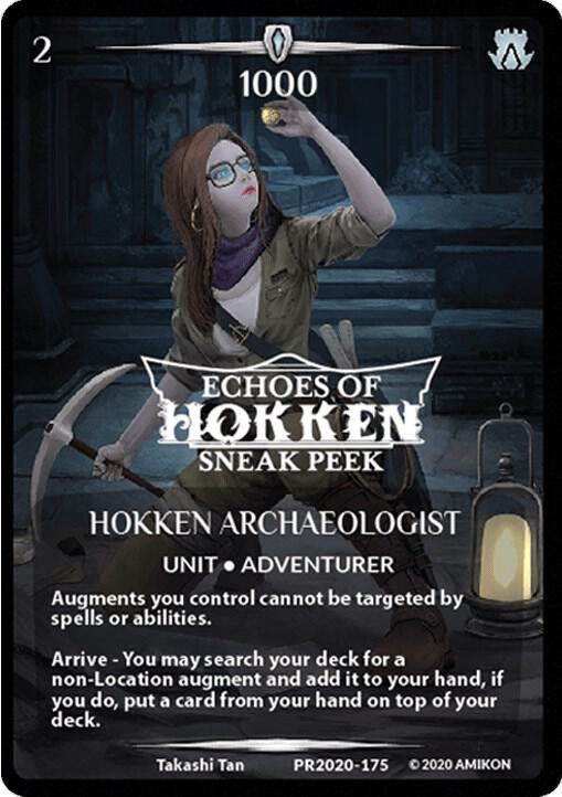 Hokken Archaeologist (Sneak Peek)