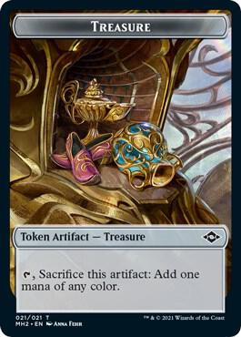 Treasure (021) // Thopter Double-Sided Token