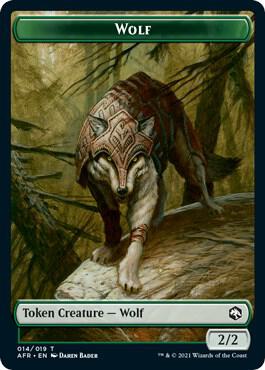 Wolf // Vecna Double-Sided Token