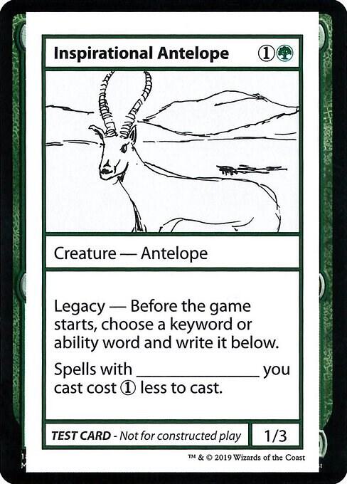Inspirational Antelope (No PW Symbol)