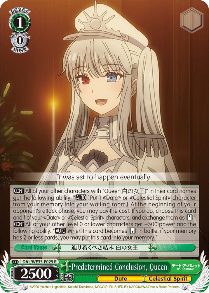 Predetermined Conclusion, Queen (Parallel Foil)