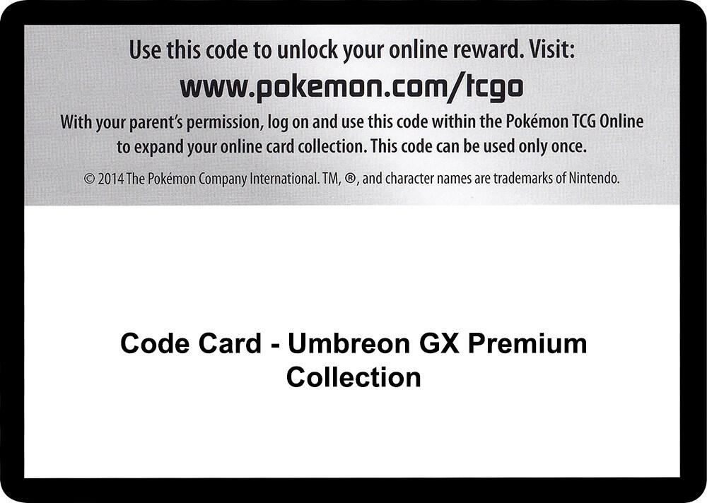 Code Card - Umbreon GX Premium Collection