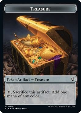 Treasure // Knight Double-sided Token