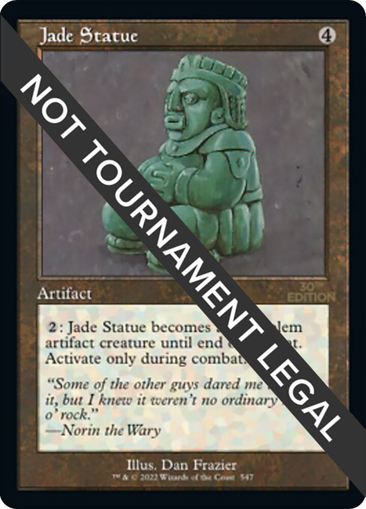 Jade Statue (Retro Frame)