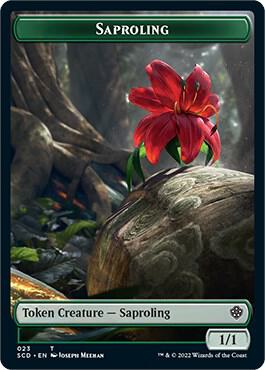 Saproling // Soldier Double-Sided Token