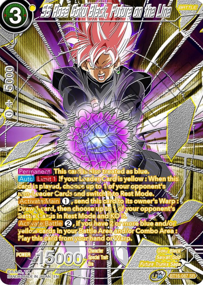 SS Rose Goku Black, Future on the Line