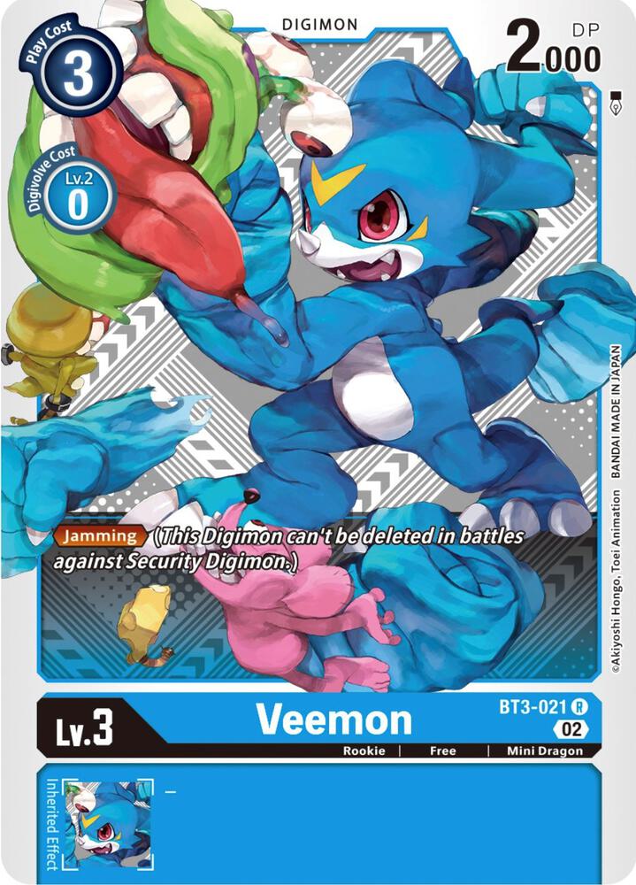Veemon - BT3-021 (Winner Pack Dimensional Phase)