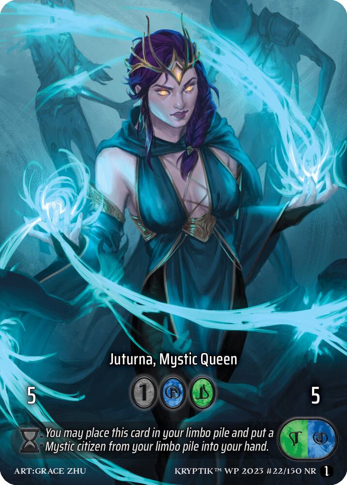 Juturna, Mystic Queen (Box Topper) (Glass Foil)