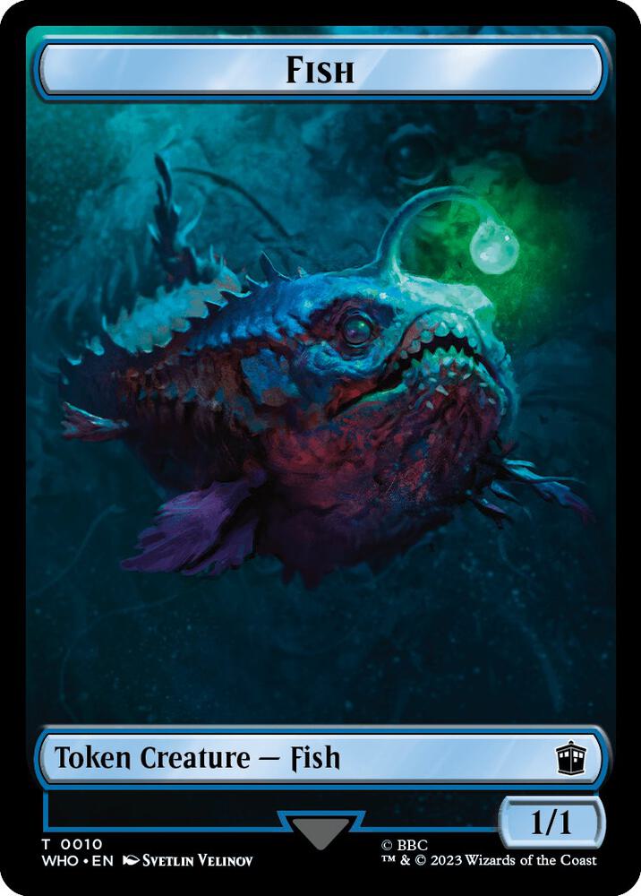 Fish // Clue (0021) Double-Sided Token