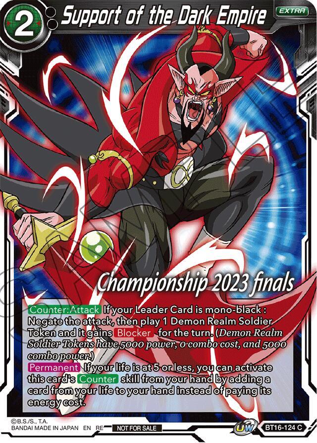 Support of the Dark Empire (2023 Championship Finals Celebration Pack)
