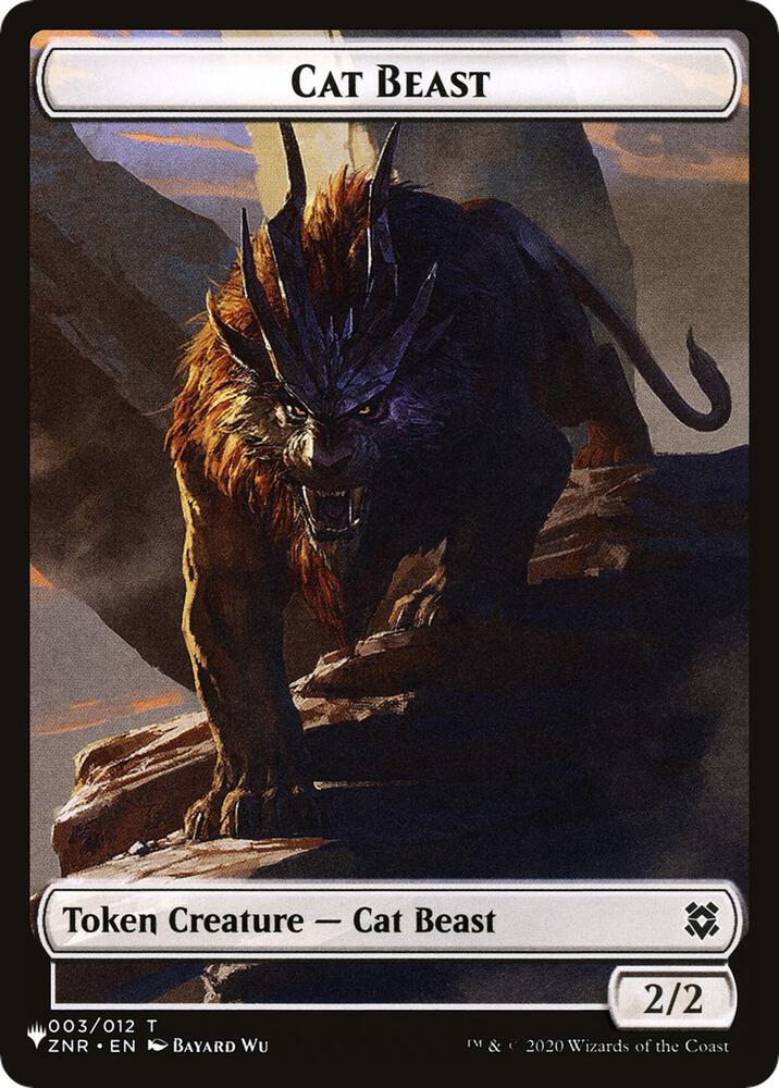 Cat Beast // Shapeshifter (002) Double-Sided Token