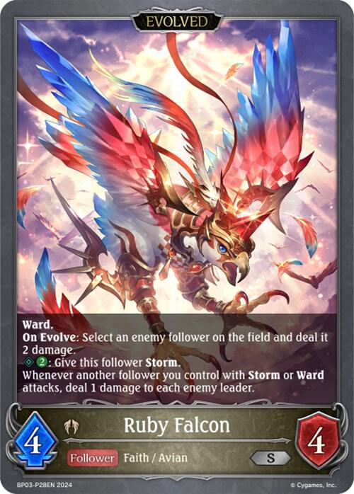 Ruby Falcon (Evolved) - P28EN (Foil)