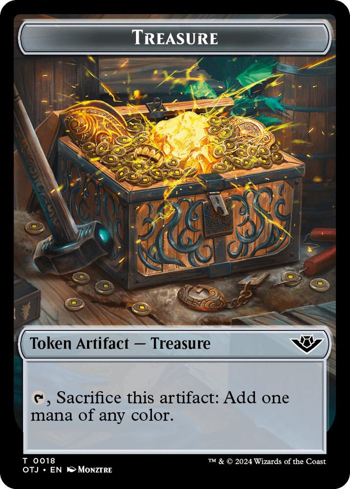 Treasure // Dinosaur Double-Sided Token