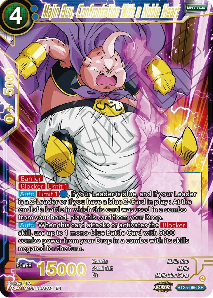 Majin Buu, Confrontation With a Noble Heart