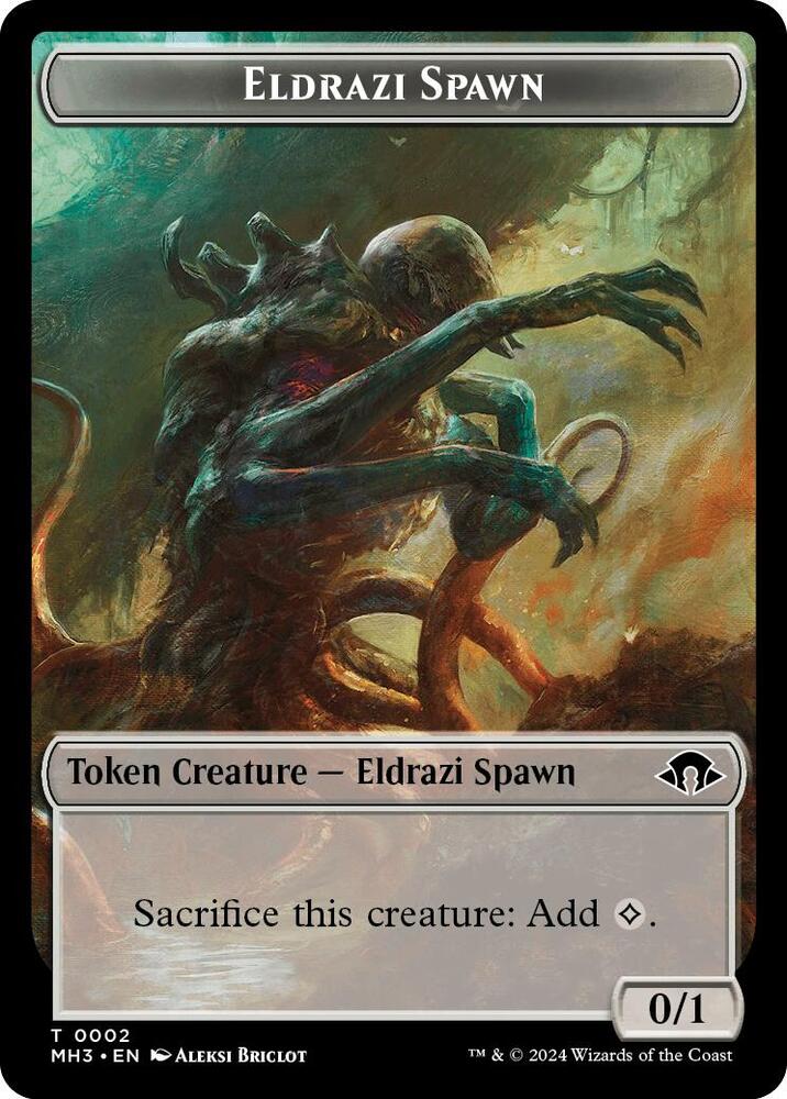 Eldrazi Spawn // Soldier Double-Sided Token