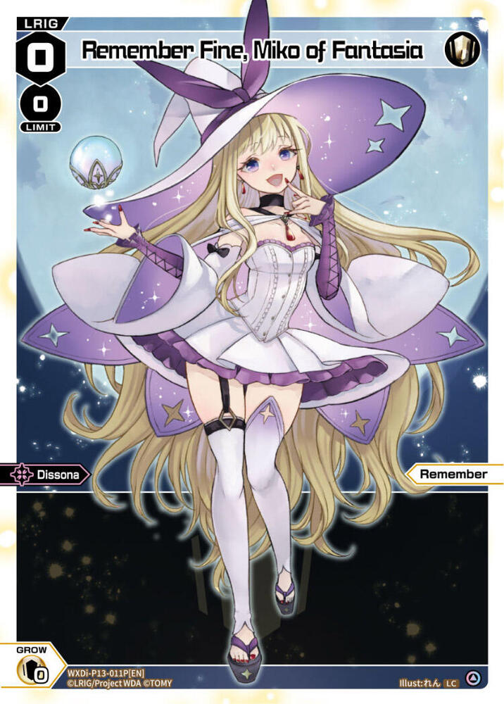 Remember Fine, Miko of Fantasia (Parallel Foil)