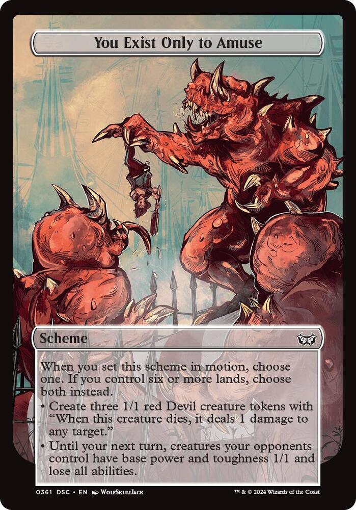 You Exist Only to Amuse (Full Art)