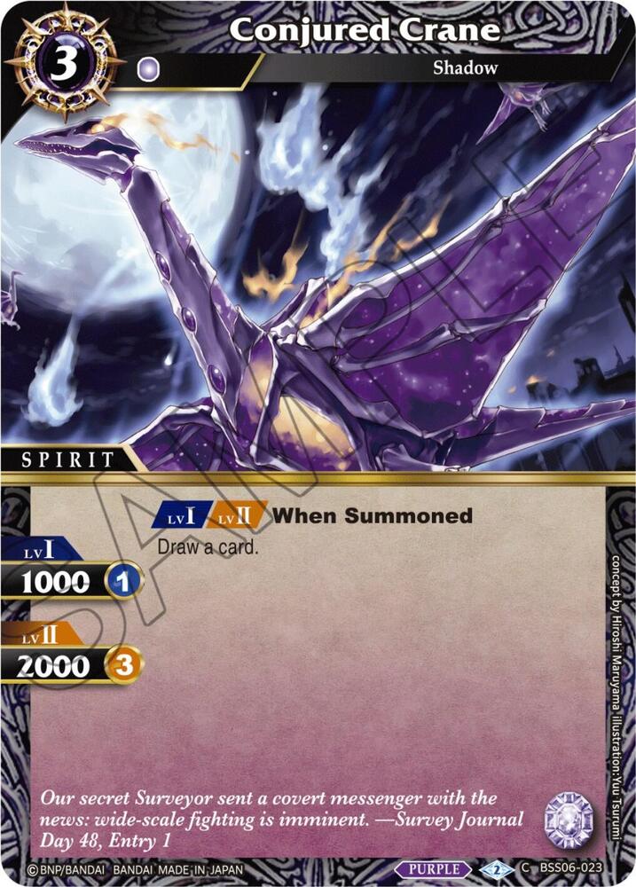 Conjured Crane