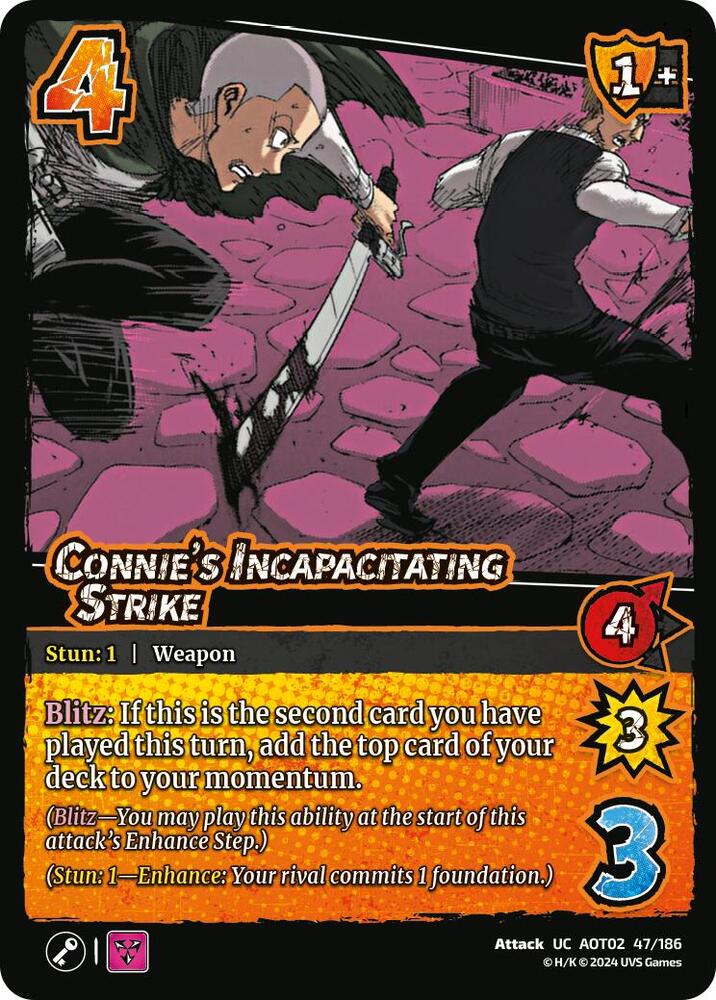 Connie's Incapacitating Strike