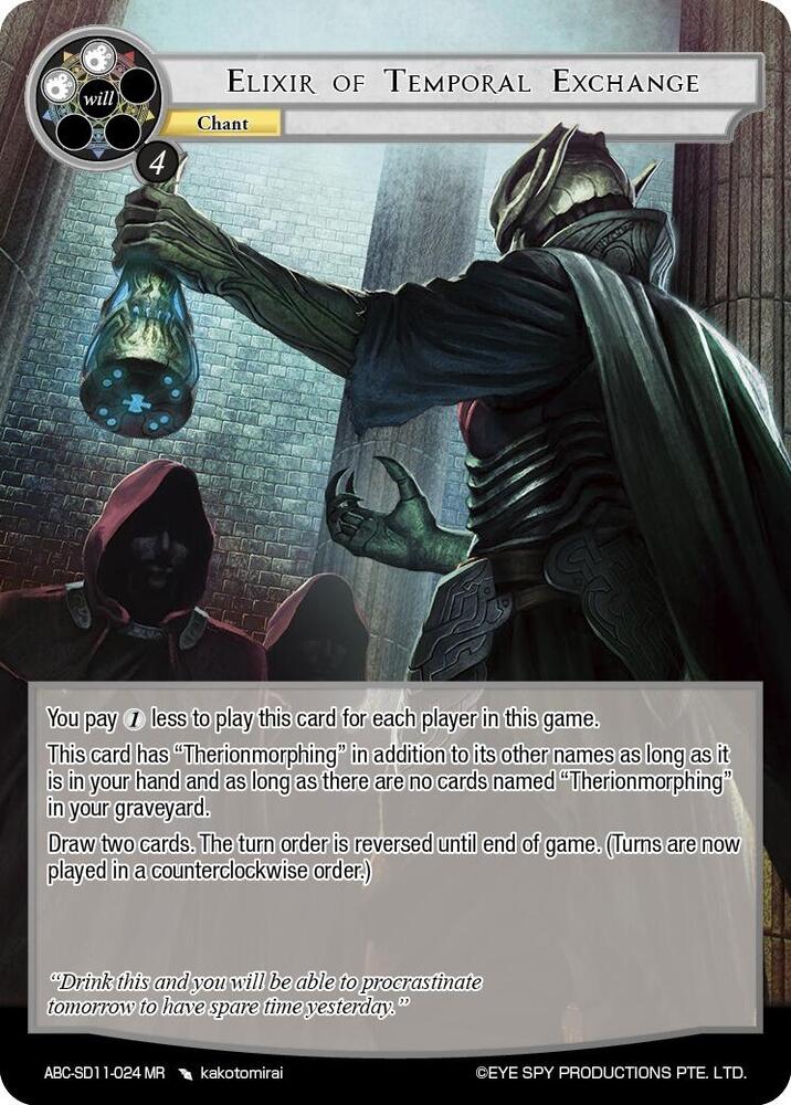 Elixir Of Temporal Exchange
