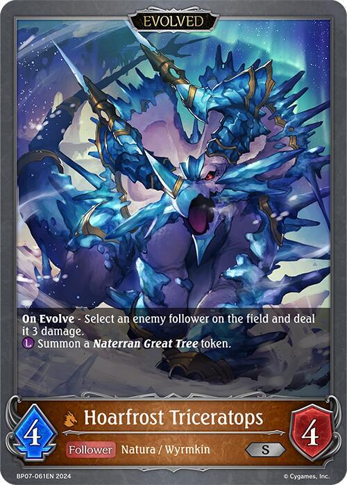 Hoarfrost Triceratops (Evolved)