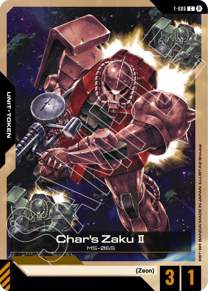 Char's Zaku II (T-006) Token